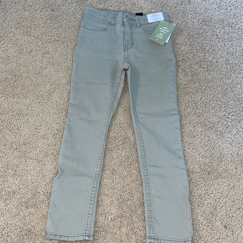 H&M 20% Recycled Cotton Jeans Size 6 Gray
